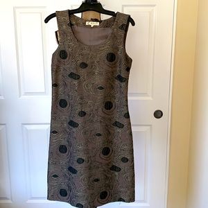 CASCH NWOT beautiful brocade dress, bronze color. New without tags. Stunning!